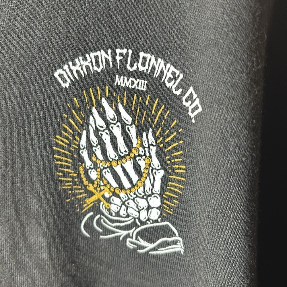 Dixxon flannel co mens 3x fleece pullover prayer rosary crewneck sweatshirt - Picture 3 of 6